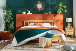 Miliboo Doppelbett 160x200 aus Holz TERRY* Betten Für Erwachsene