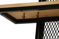 Miliboo Doppelwandregal aus Metall und massivem Mangoholz H60 cm RACK* Wandregale|Alle Dekoration