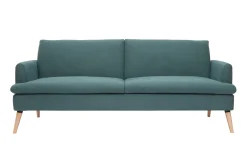 Miliboo Dreisitzer-Schlafsofa skandinavisch grün STEWART* Schlafsofas