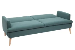 Miliboo Dreisitzer-Schlafsofa skandinavisch grün STEWART* Schlafsofas