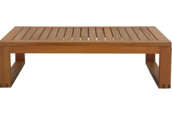 Miliboo Eck-Gartenmöbel aus Massivholz mit abziehbaren Kissen in Beige 6/8-Sitzer SALSA* Garten Lounge-möbel