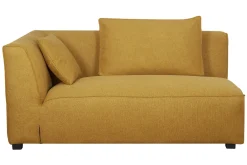 Miliboo Eckmodul links für Sofa aus kumingelbem Stoff PLURIEL* Ecksofas