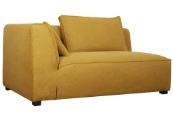 Miliboo Eckmodul links für Sofa aus kumingelbem Stoff PLURIEL* Ecksofas