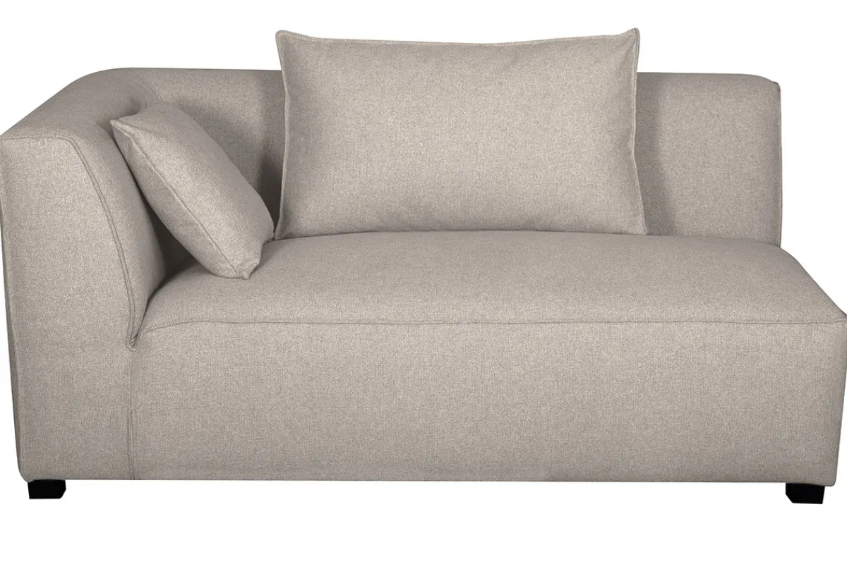 Miliboo Eckmodul links für Sofa aus beigem Stoff PLURIEL* Design-sofas|Ecksofas