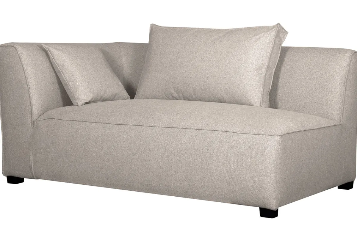 Miliboo Eckmodul links für Sofa aus beigem Stoff PLURIEL* Design-sofas|Ecksofas