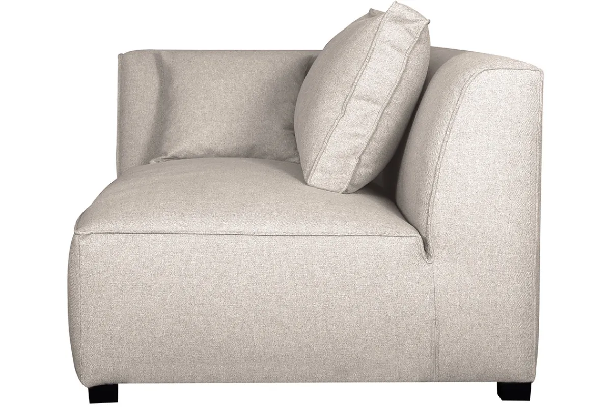 Miliboo Eckmodul links für Sofa aus beigem Stoff PLURIEL* Design-sofas|Ecksofas