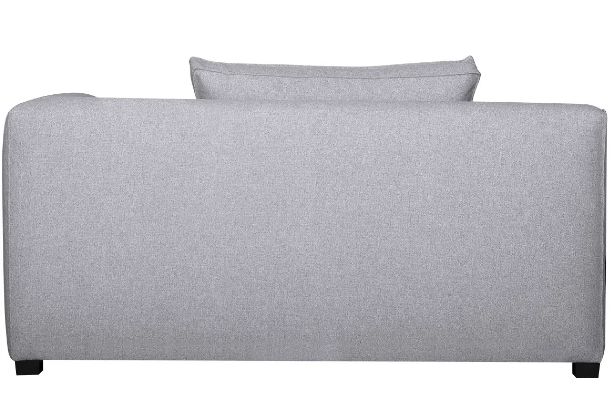 Miliboo Eckmodul rechts für Sofa aus hellgrauem Stoff PLURIEL* Ecksofas