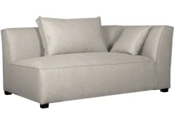 Miliboo Eckmodul rechts für Sofa aus beigem Stoff PLURIEL* Ecksofas