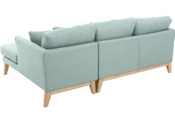 Miliboo Ecksofa rechts skandinavisch Lagunenblau OSLO* Ecksofas