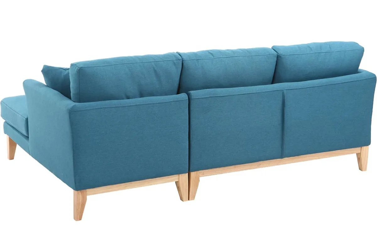 Miliboo Ecksofa rechts skandinavisch Blaugrün OSLO* Ecksofas