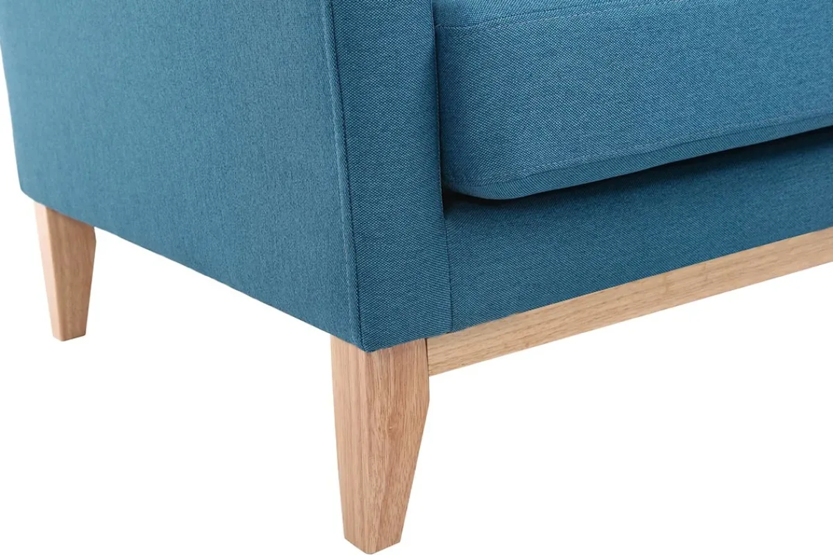 Miliboo Ecksofa rechts skandinavisch Blaugrün OSLO* Ecksofas