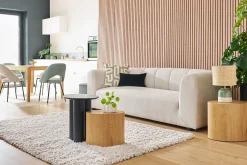Miliboo Elfenbeinfarbener recycelter Teppich mit Langflor 160 x 230 cm AIMEE* Teppiche|Alle Dekoration