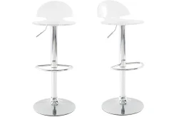 Miliboo 2er-Set Design-Barhocker Plexiglas transparent ORION* Barhocker