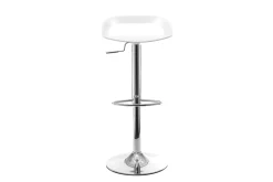 Miliboo 2er-Set Design-Barhocker Weiß PHENIX* Barhocker