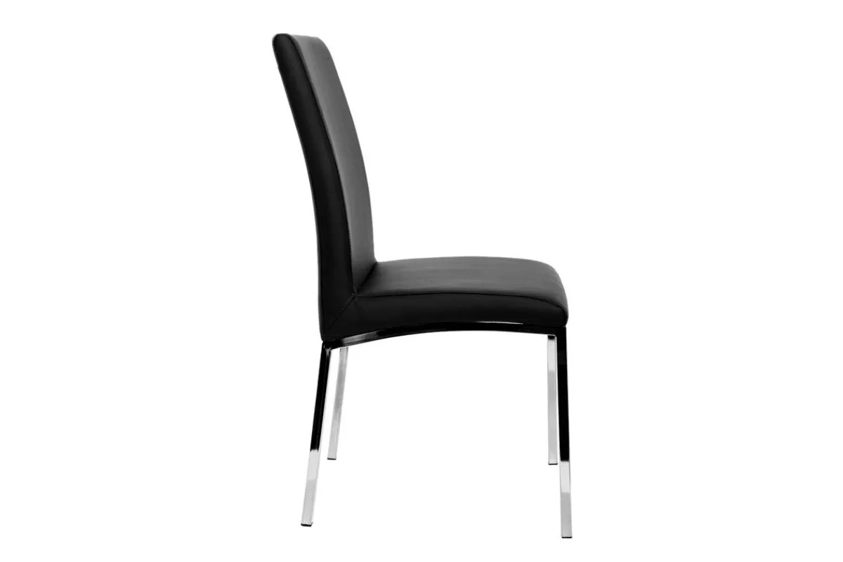 Miliboo 2er-Set Design-Stühle Polyurethan Schwarz SIMEA* Design-stühle