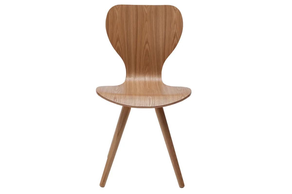Miliboo 2er-Set Stühle aus Esche NORDECO* Design-stühle|Holzstühle