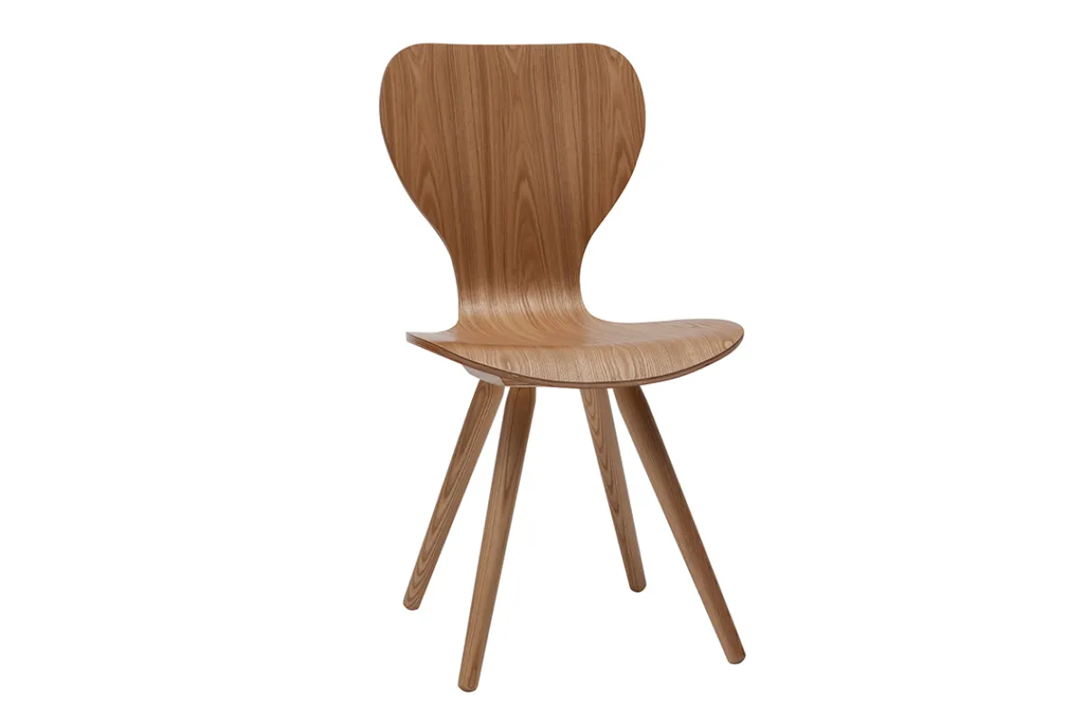 Miliboo 2er-Set Stühle aus Esche NORDECO* Design-stühle|Holzstühle