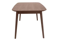 Miliboo Erweiterbarer Tisch mit integrierten Verlängerungen rechteckig aus dunkelbraunem Holz B160-210 cm ANK* Ausziehtische