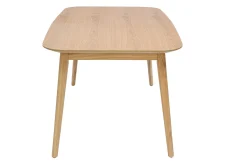 Miliboo Erweiterbarer Tisch mit integrierten Verlängerungen rechteckig aus hellem Holz mit Eichenfurnier B140-170 cm ANK* Ausziehtische