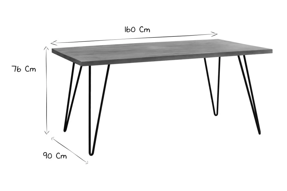 Miliboo Esstisch aus massivem Mangoholz L160 cm VIBES* Esstische
