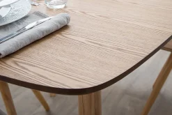 Miliboo Esstisch ausziehbar Esche naturell L130-160 NORDECO* Ausziehtische