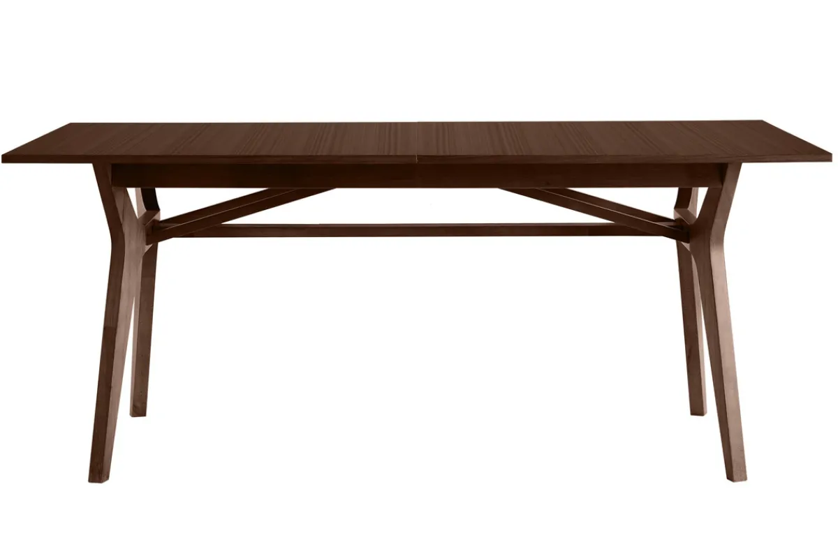 Miliboo Esstisch ausziehbar Nussbaumfurnier B180-220 cm FOSTER* Ausziehtische