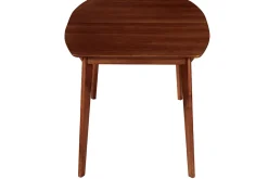 Miliboo Esstisch ausziehbar skandinavisch Nussbaum L150-200 LEENA* Ausziehtische