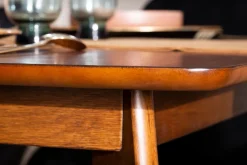 Miliboo Esstisch ausziehbar skandinavisch Nussbaum L150-200 LEENA* Ausziehtische