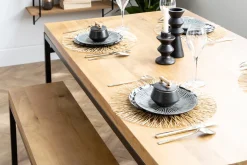 Miliboo Esstisch im Industrie-Look Mangobaum und Metall L160 YPSTER* Esstische
