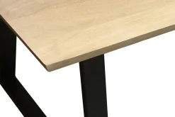 Miliboo Esstisch Mango und schwarzes Metall 160cm VIJAY* Esstische