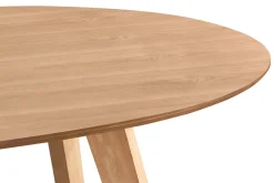Miliboo Esstisch skandinavisches Design oval Eiche L160 MARIK* Esstische