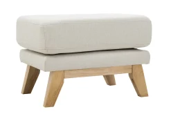 Miliboo Fußstütze skandinavisch abziehbar in Beige OSLO* Sitzsäcke|Sitzsäcke