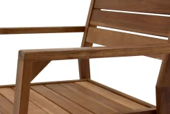 Miliboo Gartensessel stapelbar aus massivem Akazienholz 2er-Set CANOPEE* Gartenstühle