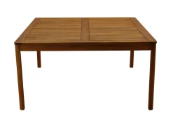 Miliboo Gartentisch quadratisch Massivholz L147 cm AKIS* Gartentische