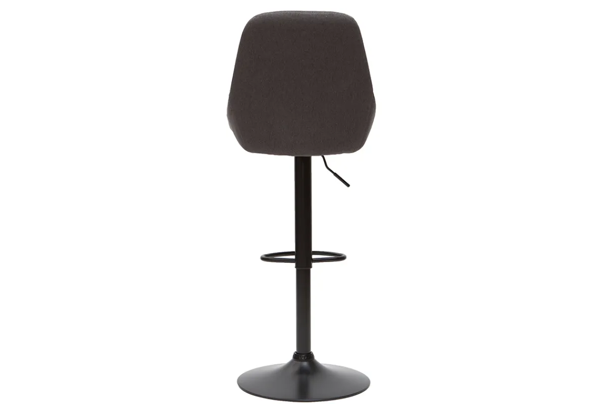 Miliboo Höhenverstellbare Barhocker dunkelgrau (2er-Set) HOLO* Barhocker