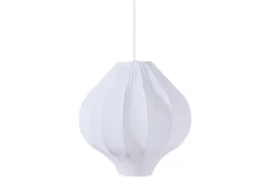 Miliboo Hängeleuchte aus weißem Tüll und Metall H33 cm SHELL* Pendelleuchten|Pendelleuchten