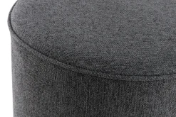 Miliboo Hocker aus anthrazitgrauem Stoff D 40 cm COQ* Sitzsäcke|Sitzsäcke