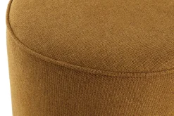 Miliboo Hocker aus gelbem Stoff D 40 cm COQ* Sitzsäcke|Sitzsäcke