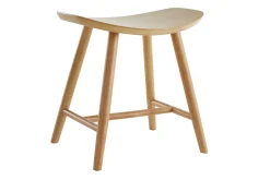 Miliboo Hocker aus hellem Holz H46,5 cm DEMORY* Design-stühle|Holzstühle