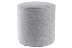 Miliboo Hocker aus hellgrauem Stoff D 40 cm COQ* Sitzsäcke|Sitzsäcke