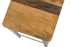 Miliboo Industrieller Barhocker MADISON Stahl und Holz 75 cm* Barhocker