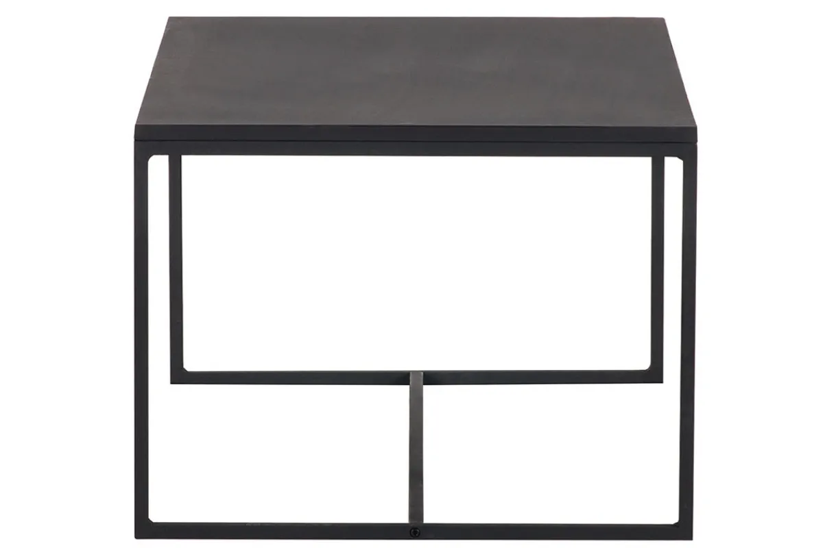 Miliboo Industrieller Couchtisch KARL schwarzes Metall* Couchtische