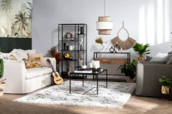 Miliboo Industrieller Couchtisch KARL schwarzes Metall* Couchtische