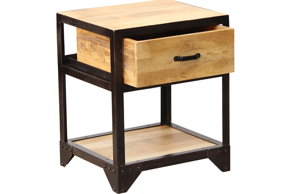 Miliboo Industrieller Design-Nachttisch INDUSTRIA* Nachttische