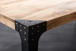 Miliboo Industrieller Esstisch Metall und Holz L200 MADISON* Esstische