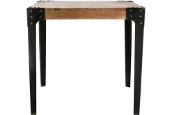Miliboo Industrieller Esstisch Stahl und Holz L80 MADISON* Esstische