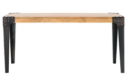 Miliboo Industrieller Esstisch Stahl und Holz L160 MADISON* Esstische