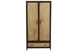 Miliboo Industrieller Mangobaumholz-Schrank INDUSTRIA* Schränke