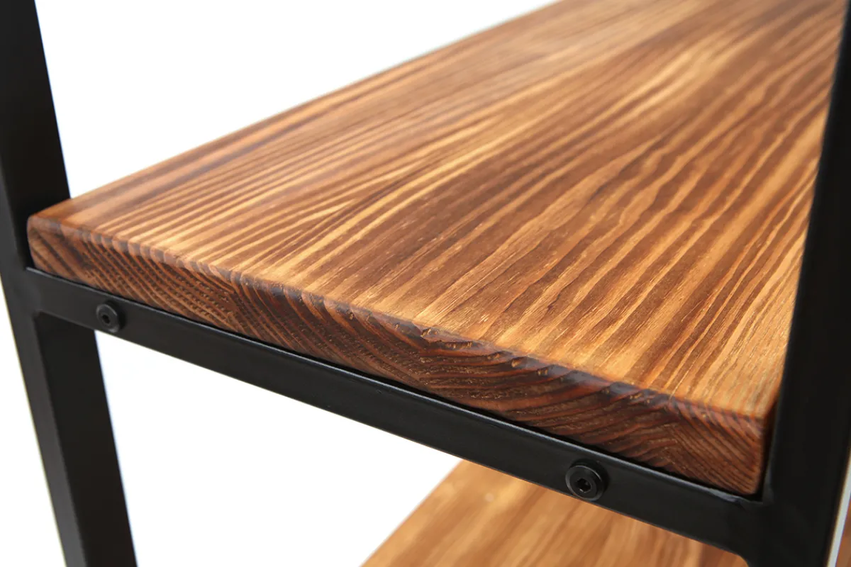 Miliboo Industrielles Bücherregal Holz und Metall ARISTOTE* Bücherregale|Bücherregale