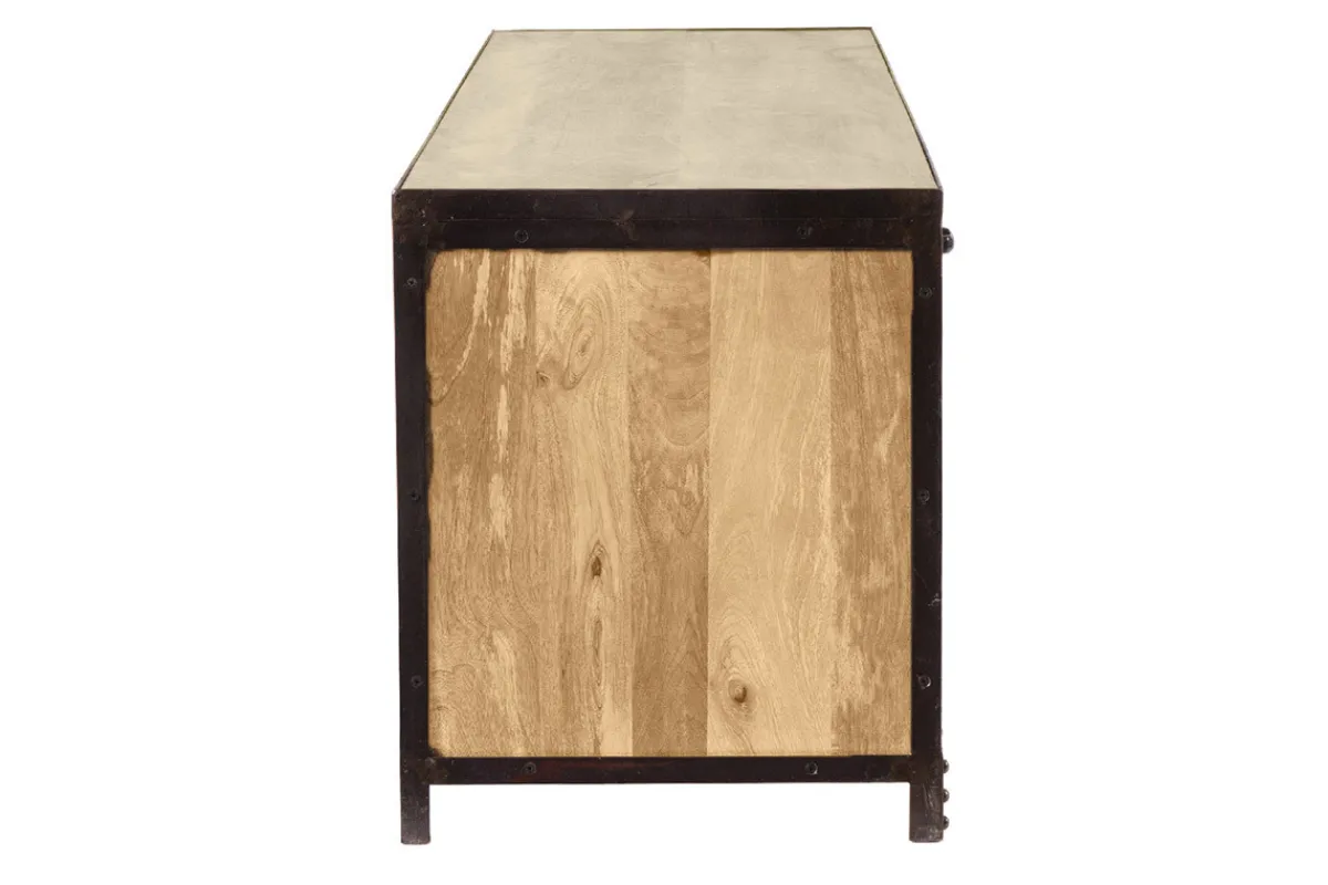 Miliboo Industrielles Design-TV-Möbel 178 cm INDUSTRIA* Tv-lowboards